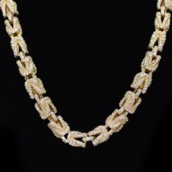 Hip Hop Bling 3D Turkish Iced Out Chain 8MM -Wandr Jewelry Store hip hop bling 3d turkish iced out chain 8mm hiphopbling 993773
