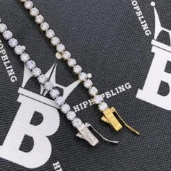 Hip Hop Bling VVS Iced Out Tennis Bracelet 4MM 7 Hip Hop Bling VVS Iced Out Tennis Bracelet 4MM -Wandr Jewelry Store hip hop bling vvs iced out tennis bracelet 4mm yellow gold 8 hiphopbling 875011