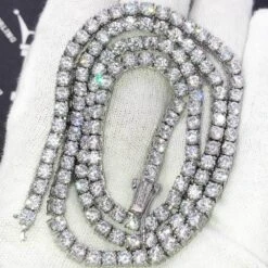 Hip Hop Bling VVS Iced Out Tennis Chain 4MM -Wandr Jewelry Store hip hop bling vvs iced out tennis chain 4mm hiphopbling 208471