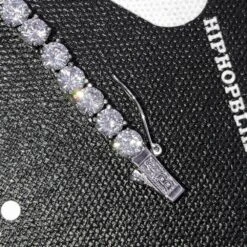 Hip Hop Bling VVS Iced Out Tennis Chain 4MM -Wandr Jewelry Store hip hop bling vvs iced out tennis chain 4mm hiphopbling 990445