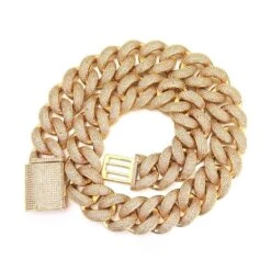 HUGE 24MM 3D Cuban Bling Bling Chain White/Yellow Gold 14 HUGE 24MM 3D Cuban Bling Bling Chain White/Yellow Gold -Wandr Jewelry Store huge 24mm 3d cuban bling bling chain whiteyellow gold yellow gold 24 hiphopbling 609411