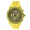 IceTime Storm Gold Hip Hop Watch .10ct Diamonds