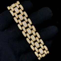 Jubilee CZ Iced Out Hip Hop Bling Bracelet -Wandr Jewelry Store jubilee cz iced out hip hop bling bracelet hiphopbling 999826