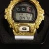 Lemonade CZ G Shock Watch White Band DW6900