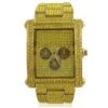 Lemonade Rectangle Custom Bling Bling Watch