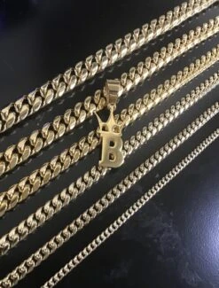 Miami Cuban Chain Yellow Gold -Wandr Jewelry Store miami cuban chain yellow gold hiphopbling 381539