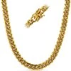 Miami Cuban Chain Yellow Gold Or White Gold