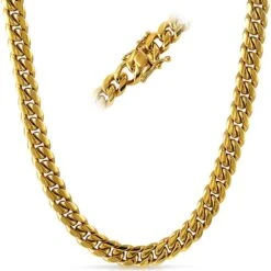Miami Cuban Chain Yellow Gold Or White Gold