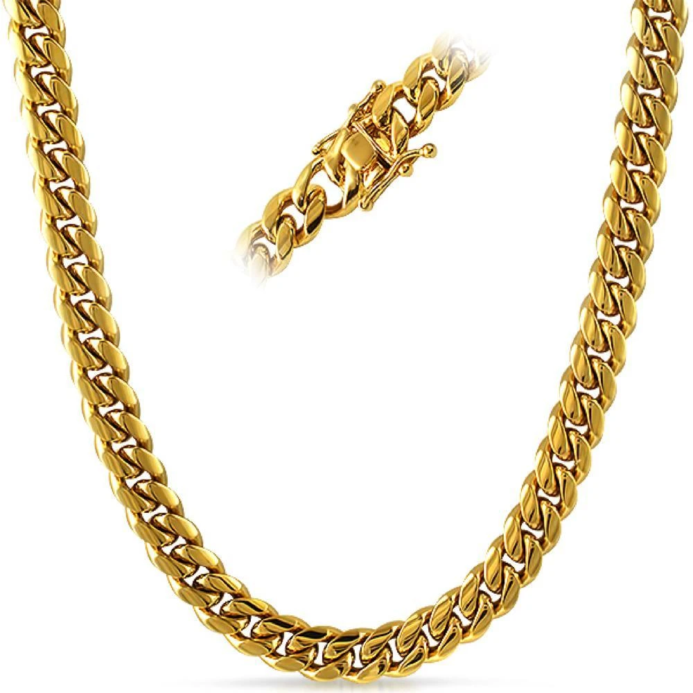 Miami Cuban Chain Yellow Gold Or White Gold 1 Miami Cuban Chain Yellow Gold Or White Gold
