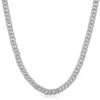 Moissanite 6MM Cuban Iced Out Chain .925 Sterling Silver