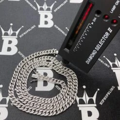 Moissanite 6MM Cuban Iced Out Chain .925 Sterling Silver -Wandr Jewelry Store moissanite 6mm cuban iced out chain 925 sterling silver hiphopbling 302896