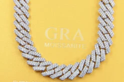 Moissanite Iced Out Cuban Chain Sharp Link 13MM .925 Sterling Silver -Wandr Jewelry Store moissanite iced out cuban chain sharp link 13mm 925 sterling silver hiphopbling 977670