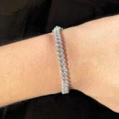 Moissanite Miami Cuban Chain 6MM .925 Sterling Silver 7 Moissanite Miami Cuban Chain 6MM .925 Sterling Silver -Wandr Jewelry Store moissanite miami cuban chain 6mm 925 sterling silver hiphopbling 115770