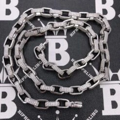 Moissanite Venetian Box Iced Out Chain .925 Sterling Silver 8 Moissanite Venetian Box Iced Out Chain .925 Sterling Silver -Wandr Jewelry Store moissanite venetian box iced out chain 925 sterling silver hiphopbling 997966