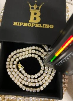 Moissanite VVS D Ideal Cut Tennis Chain In .925 Sterling Silver -Wandr Jewelry Store moissanite vvs d ideal cut tennis chain in 925 sterling silver hiphopbling 817801