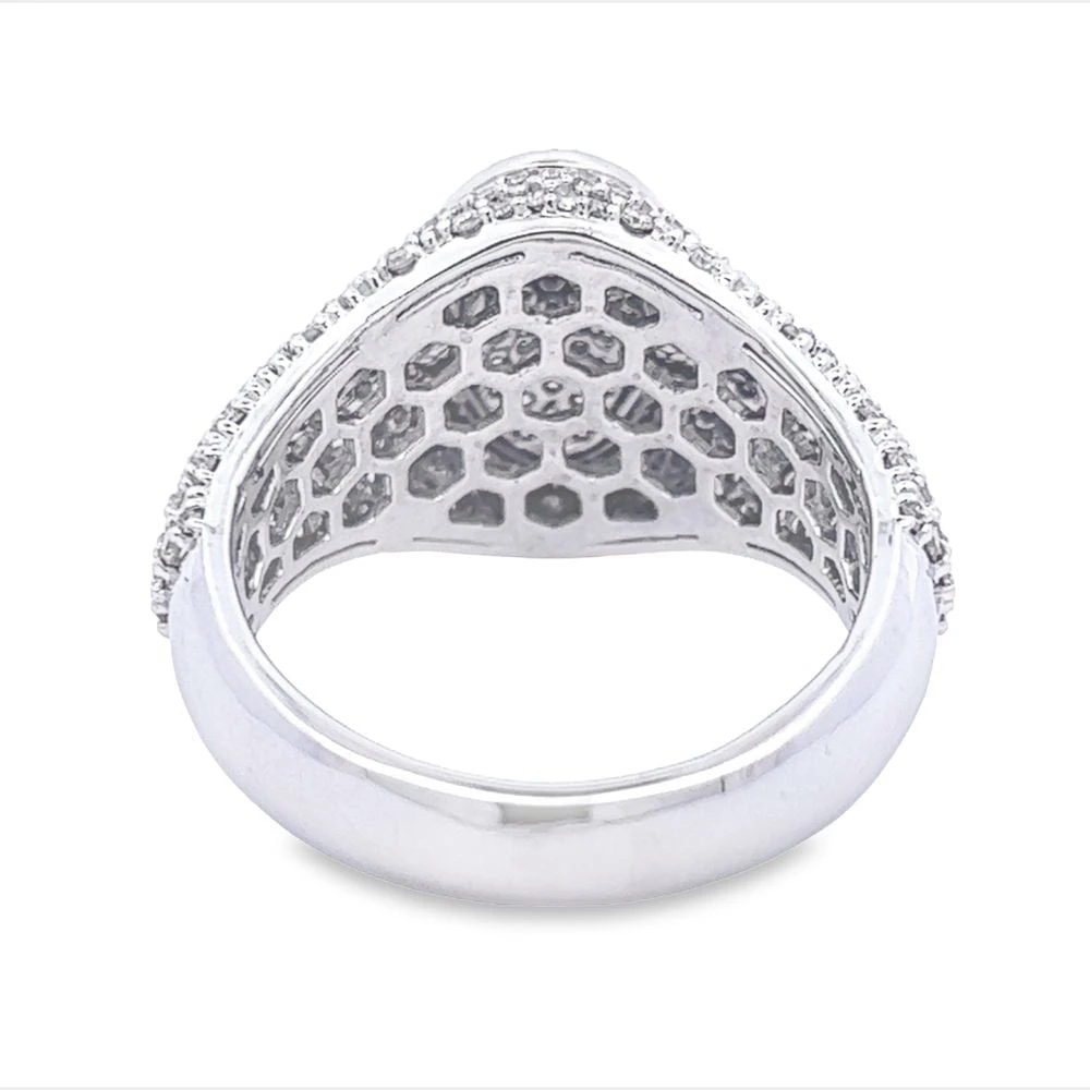 Oval Pave Diamond Ring 2.32cttw 10K Gold 7 Oval Pave Diamond Ring 2.32cttw 10K Gold - Image 7