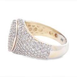 Oval Pave Diamond Ring 2.32cttw 10K Gold 11 Oval Pave Diamond Ring 2.32cttw 10K Gold -Wandr Jewelry Store oval pave diamond ring 232cttw 10k gold hiphopbling 899281