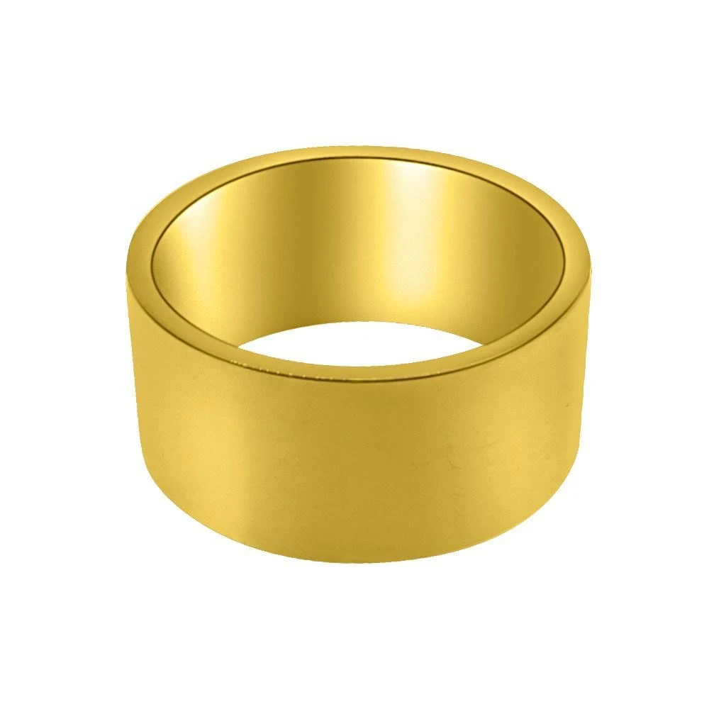 Polished Thick Gold Band Ring Stainless Steel 1 Polished Thick Gold Band Ring Stainless Steel