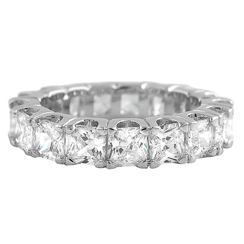 Princess Cut Eternity CZ Bling Bling Ring 1 Princess Cut Eternity CZ Bling Bling Ring