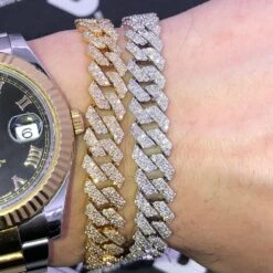Real Diamond Cuban Bracelet 10MM Sharp Links 10K Yellow Or White Gold 10 Real Diamond Cuban Bracelet 10MM Sharp Links 10K Yellow Or White Gold -Wandr Jewelry Store real diamond cuban bracelet 10mm sharp links 10k yellow or white gold hiphopbling 786518