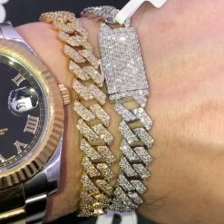 Real Diamond Cuban Chain 10MM Sharp Links 10K Yellow Or White Gold -Wandr Jewelry Store real diamond cuban chain 10mm sharp links 10k yellow or white gold hiphopbling 861795