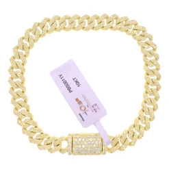 Real Diamond Cuban Chain 8MM Sharp Links 10K Yellow Or White Gold -Wandr Jewelry Store real diamond cuban chain 8mm sharp links 10k yellow or white gold hiphopbling 140246