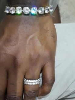 Rhodium Eternity 3MM CZ Bling Bling Ring -Wandr Jewelry Store rhodium eternity 3mm cz bling bling ring 6 hiphopbling 746671