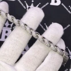 Rope Moissanite Bracelet Iced Out .925 Sterling Silver 7 Rope Moissanite Bracelet Iced Out .925 Sterling Silver -Wandr Jewelry Store rope moissanite bracelet iced out 925 sterling silver hiphopbling 845591