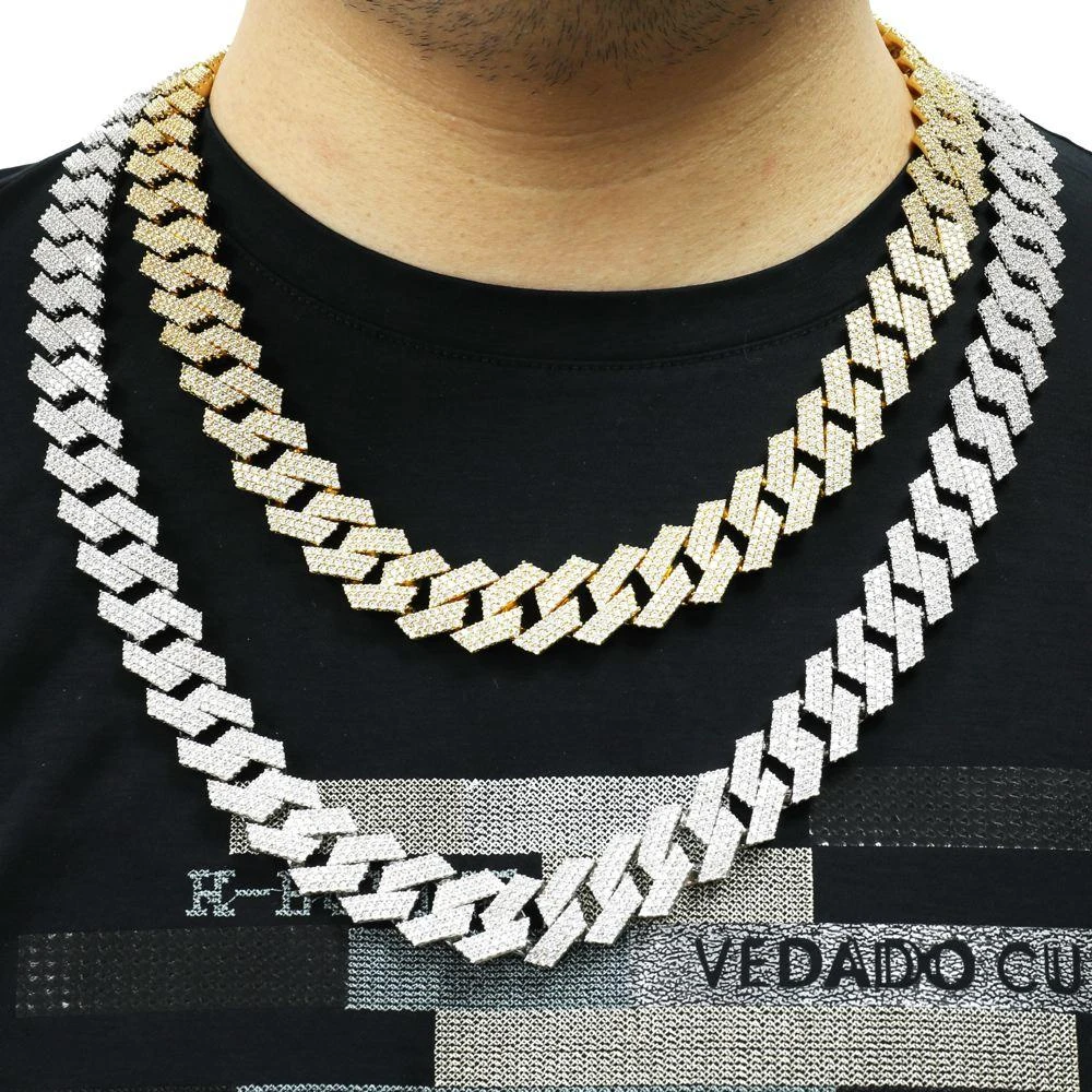 Sharp 14MM Cuban Iced Out Chain 1 Sharp 14MM Cuban Iced Out Chain