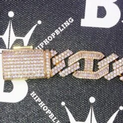 Sharp Baguette Mariner Figaro Iced Out Hip Hop Bracelet -Wandr Jewelry Store sharp baguette mariner figaro iced out hip hop bracelet hiphopbling 902545