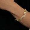 Sharp Cuban 14MM Iced Out Bracelet