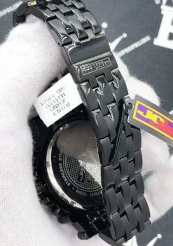 Silver Dial Classic 2.25 Carat Black Diamond Hip Hop Watch JoJino -Wandr Jewelry Store silver dial classic 225 carat black diamond hip hop watch jojino hiphopbling 374303