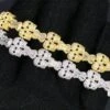 Skull & Bones Hip Hop CZ Iced Out Bracelet VVS