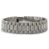 Stainless Steel Full CZ President Bracelet