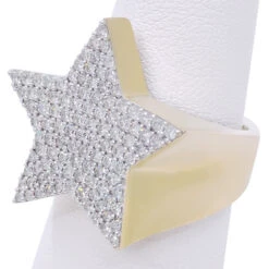 Star 1.23cttw Diamond Ring 10K Yellow Gold -Wandr Jewelry Store star 123cttw diamond ring 10k yellow gold hiphopbling 289901