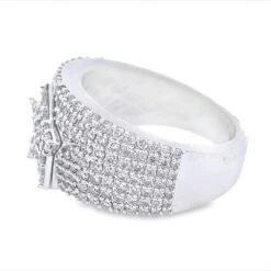 Star Pave Diamond Ring 2.35cttw 10K Gold -Wandr Jewelry Store star pave diamond ring 235cttw 10k gold hiphopbling 213559
