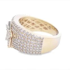 Star Pave Diamond Ring 2.35cttw 10K Gold -Wandr Jewelry Store star pave diamond ring 235cttw 10k gold hiphopbling 362768