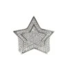 Super Star Rhodium CZ Bling Bling Ring
