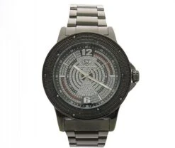 Super Techno Diamond Watch .10ct All Black Ice Dial