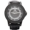 Super Techno Watch All Black .10ct Genuine Diamonds