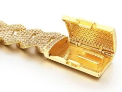 Triple Sharp Cuban 19MM Bling Bling Bracelet -Wandr Jewelry Store triple sharp cuban 19mm bling bling bracelet hiphopbling 571445