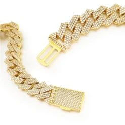 Triple Sharp Cuban 19MM Bling Bling Bracelet -Wandr Jewelry Store triple sharp cuban 19mm bling bling bracelet hiphopbling 660848