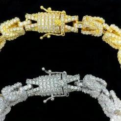 Turkish 3D Link Hip Hop Bling Bling Bracelet