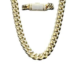 VVS Moissanite Miami Cuban Chain Steel / .925 Silver -Wandr Jewelry Store vvs moissanite miami cuban chain steel 925 silver hiphopbling 135192